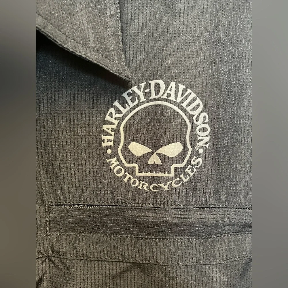 Harley Davidson Willie G Skull Black Vented H-D Performance Men’s Size XL Shirt - Picture 3 of 5